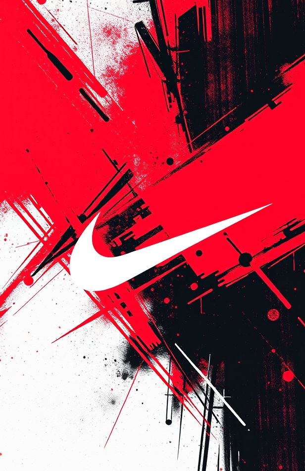 Red And Black Nike Wallpaper