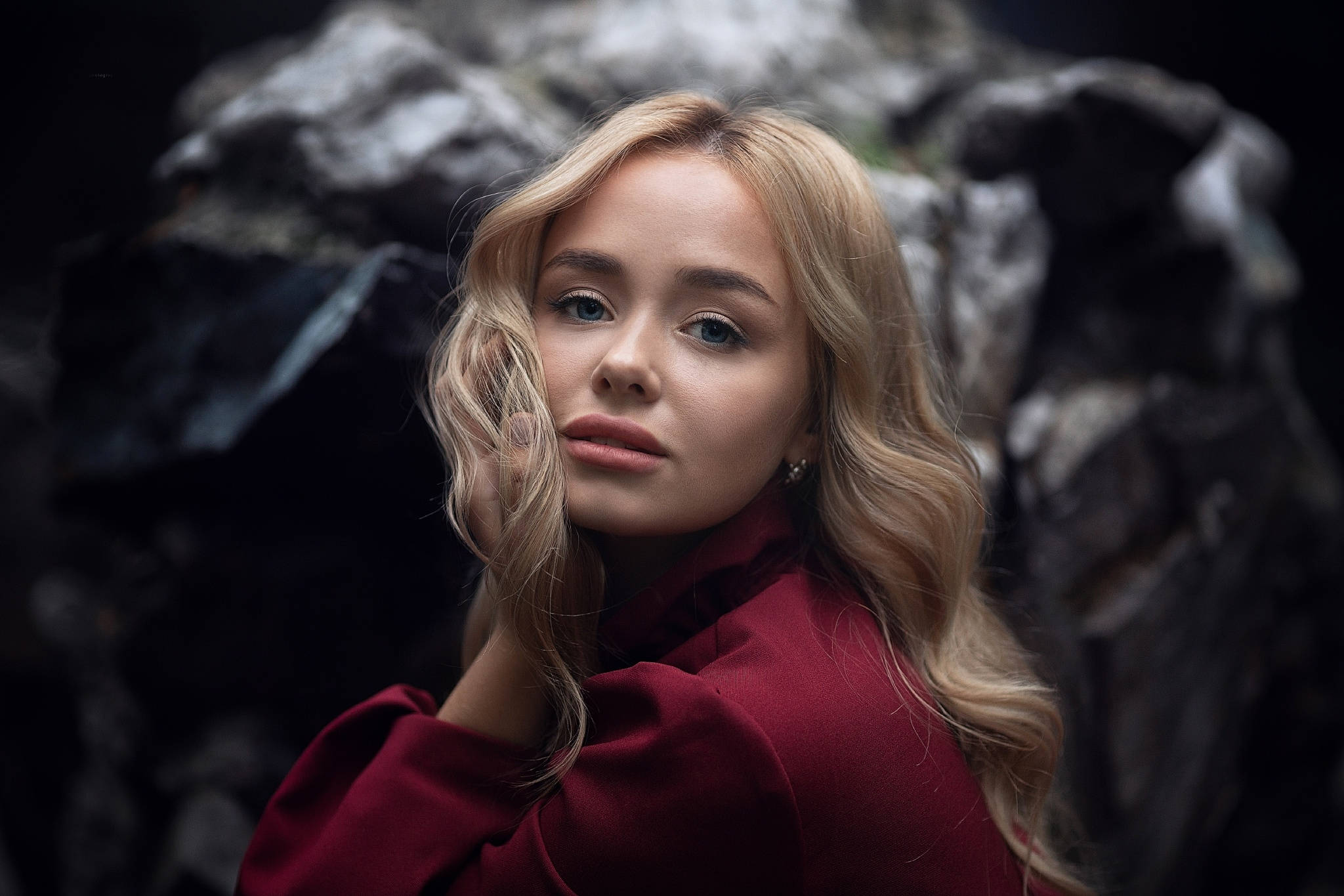 Blonde Female Model Photography Creative Nq9zgu22c10o2mkd Wallpaper