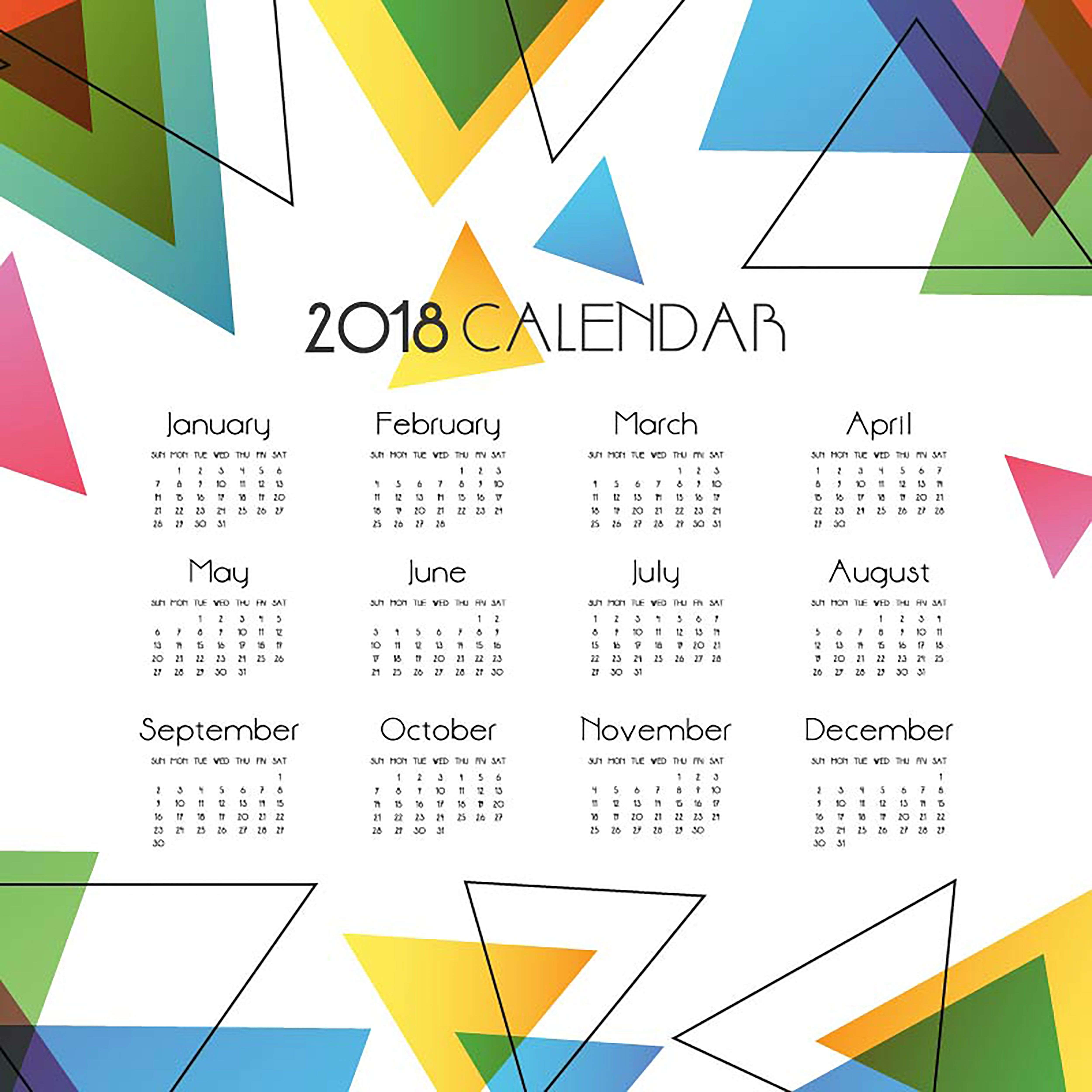 Free 2018 Calendar Wallpapers HD CalendarBuzz