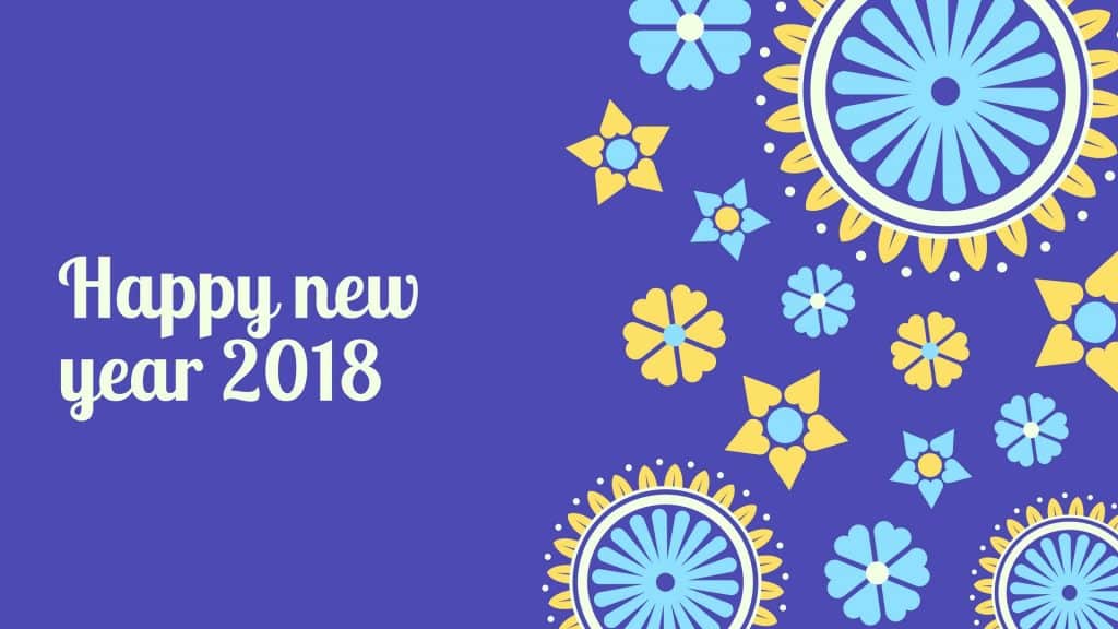 Happy New year 2018 Wishes Images Status Wallpaper