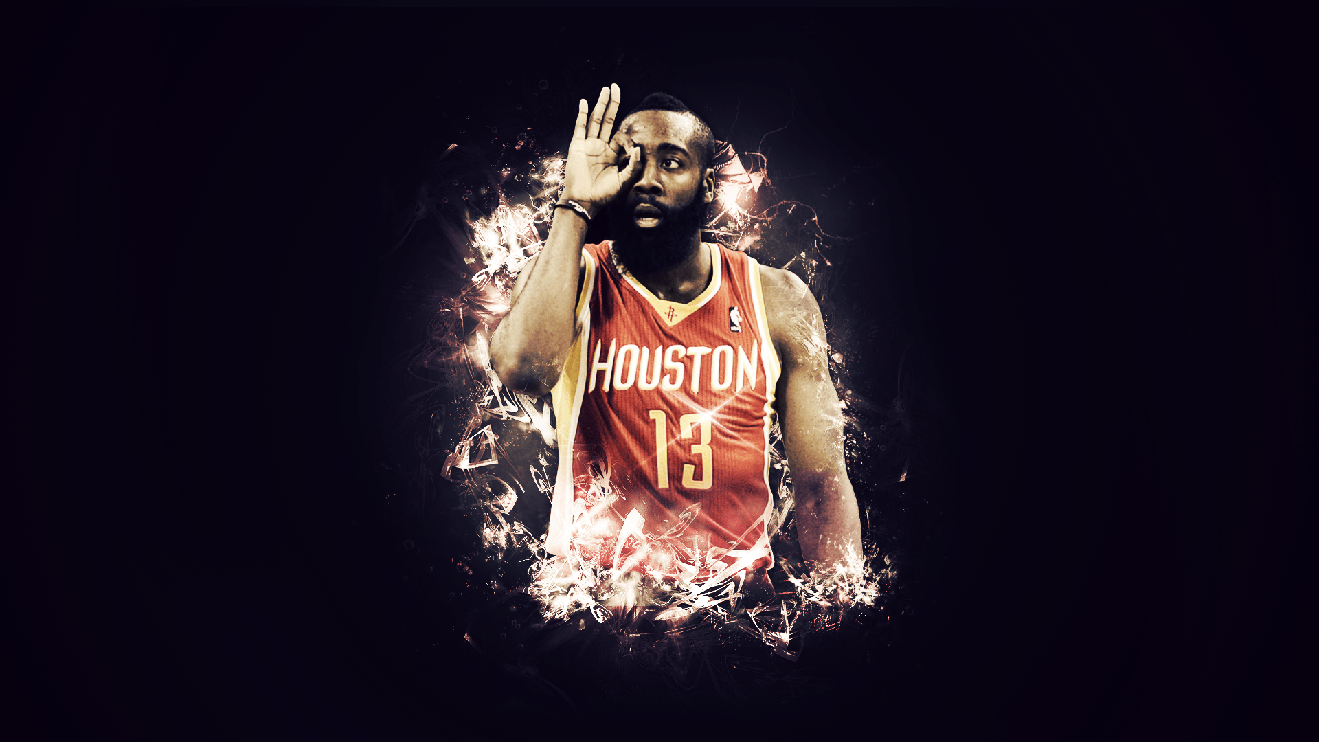Houston Rockets James Harden Player HD Wallpaper Background