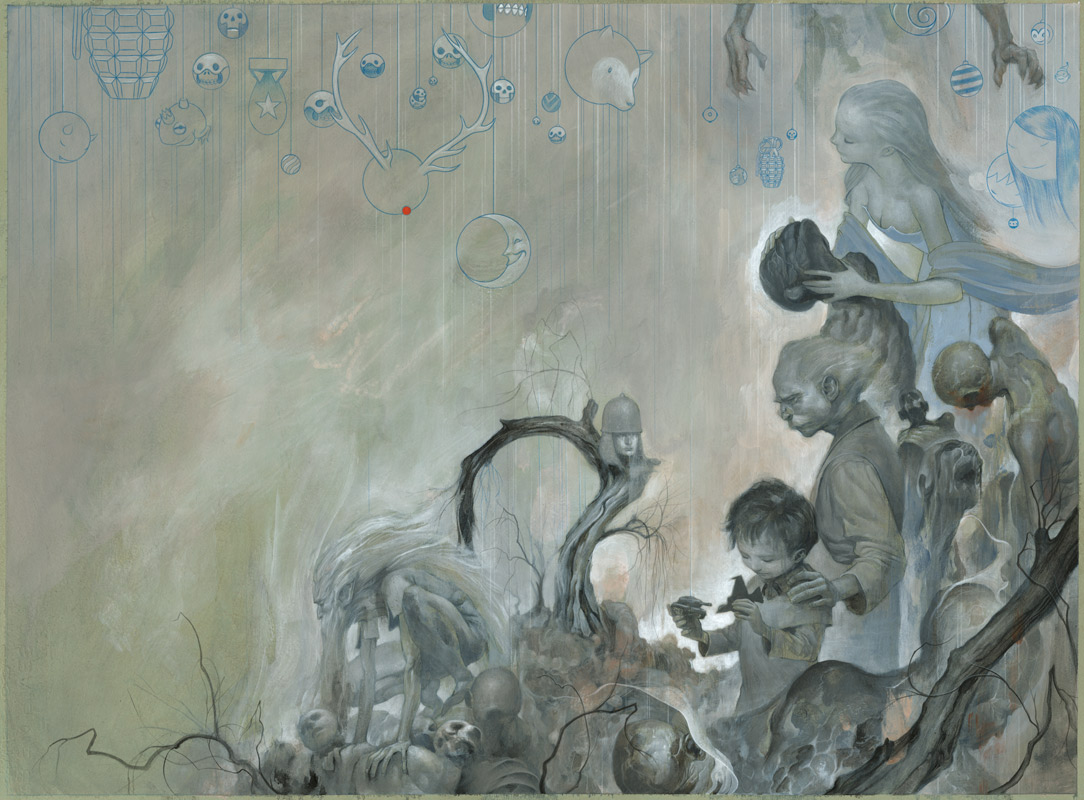 James Jean Fables Painting Wallpaper