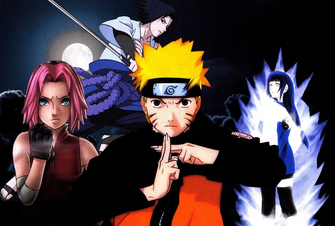 Naruto Sasuke Sakura Hinata Wallpaper By Weissdrum