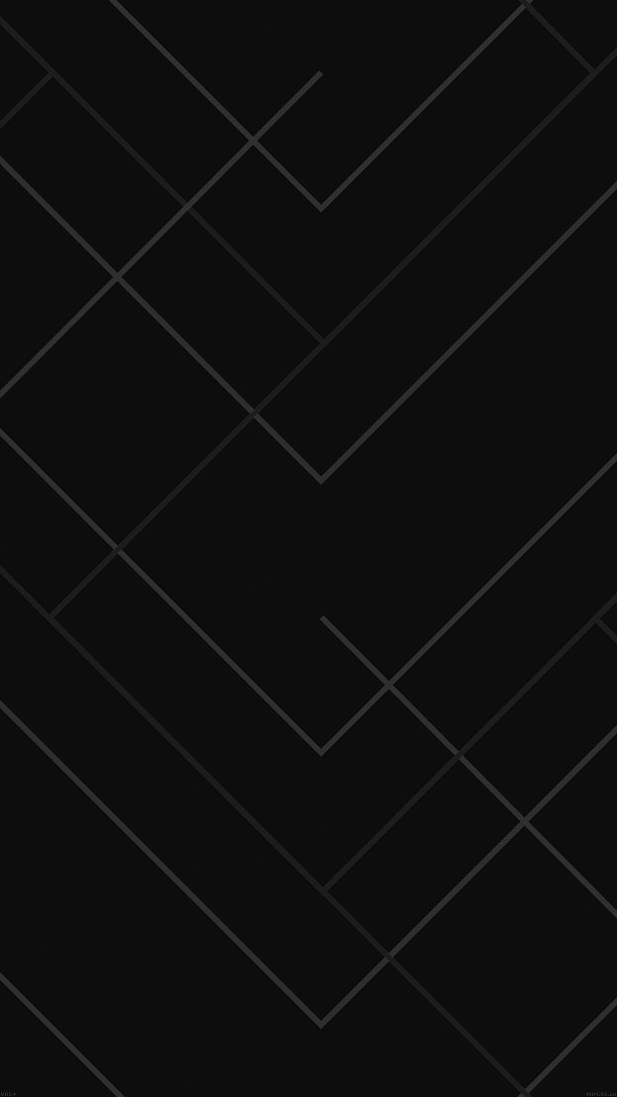 Plain Black iPhone Wallpaper