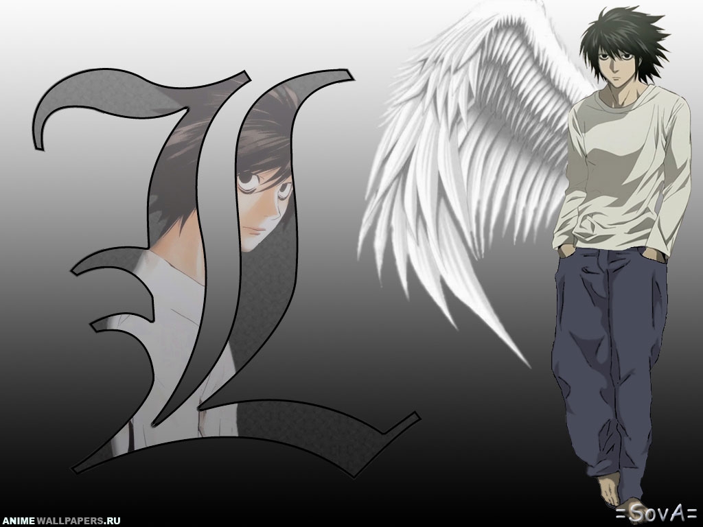 L, lawliet, ryuuzaki, death note, HD wallpaper