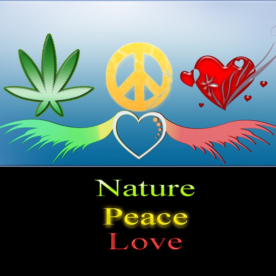 Peace Love Wallpaper HD Background Desktop