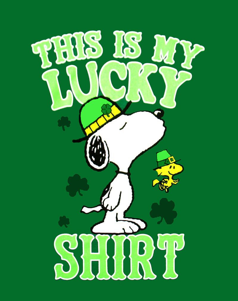 Snoopy St Patrick S Day Shirt Snoopn4pnuts