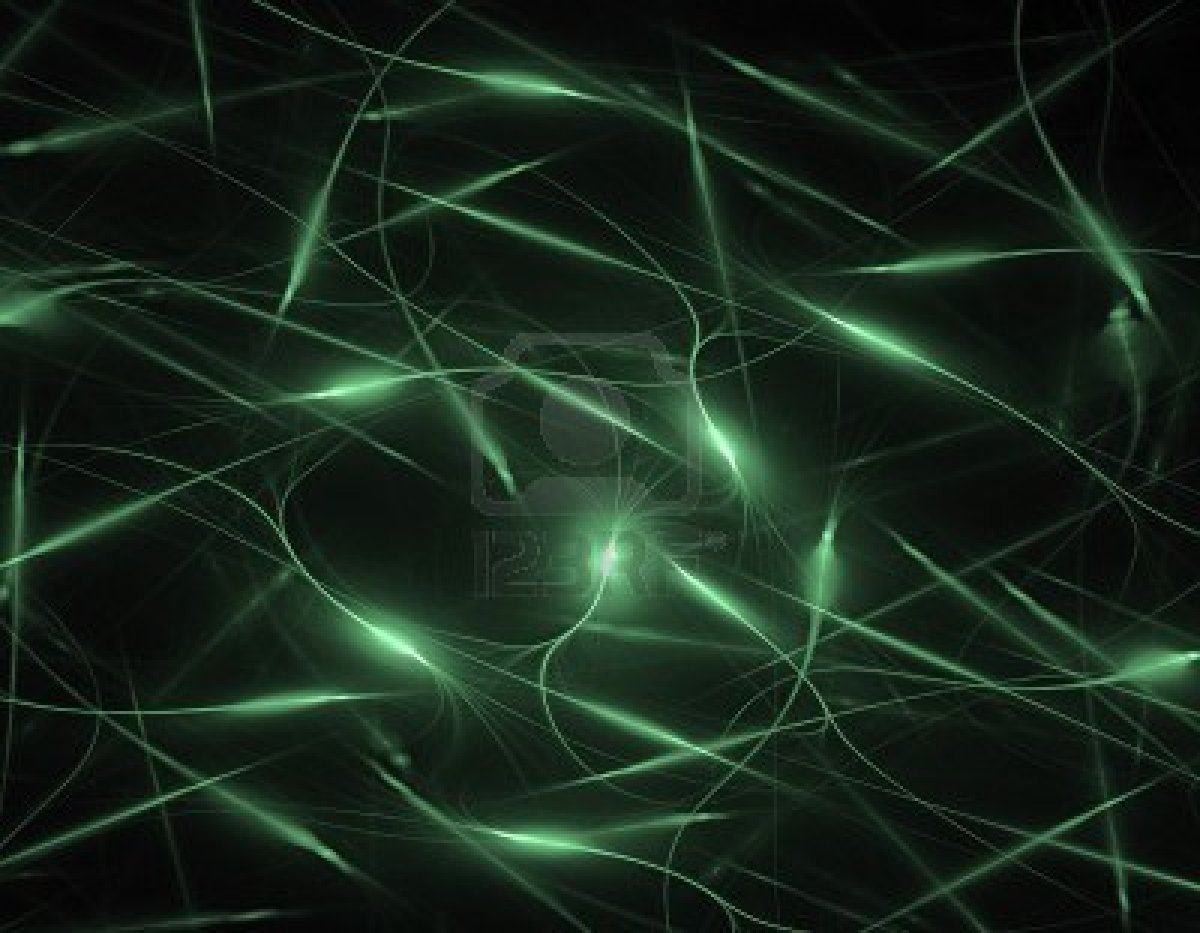 Wallpaper Background Green Squiggle Fractal