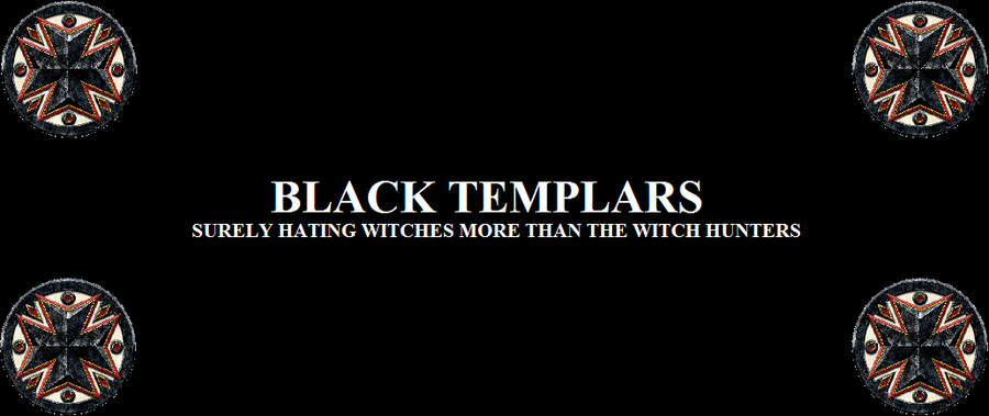 Black Templar Banner By Evilfighta