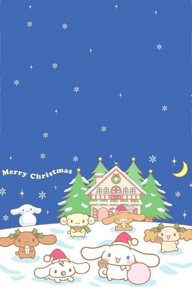 Cinnamonroll Christmas awesome background Hello kitty christmas