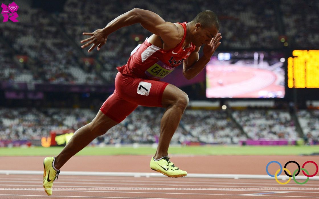 Track Running Ashton Eaton Wallpaper