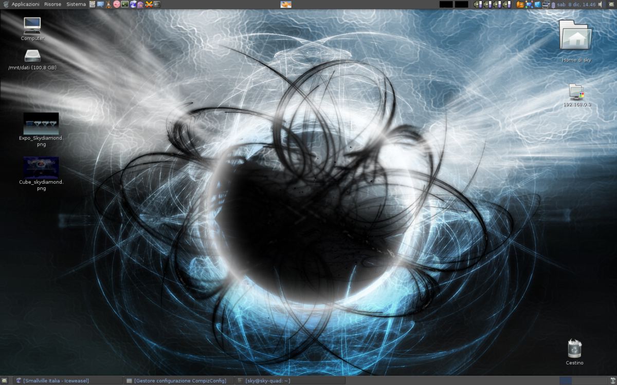 Miei Desktop Debian Stilosi Skydiamond