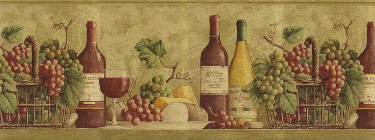 [43+] Wine Bottle Wallpaper Border on WallpaperSafari