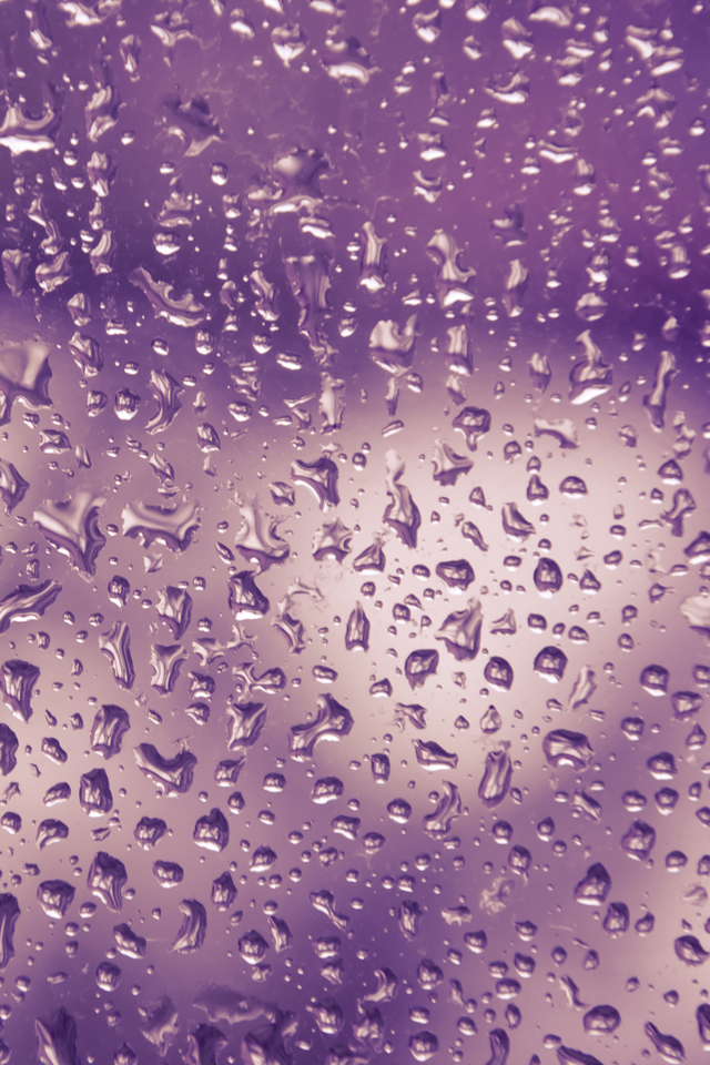 Raindrops on Window iPhone Wallpaper HD