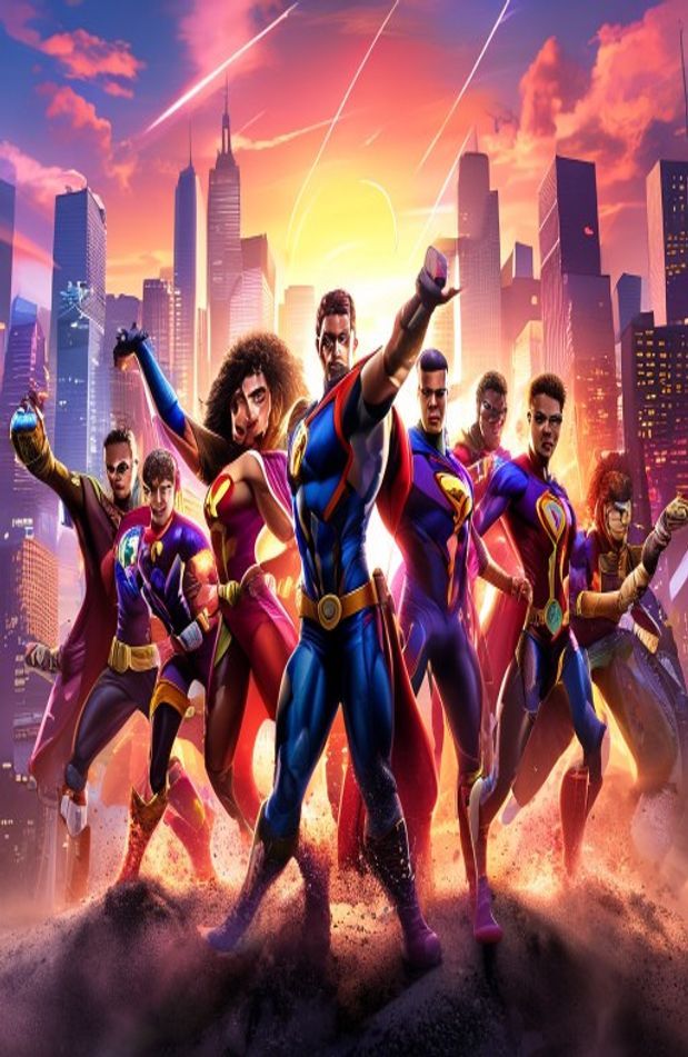 3d Super Heroes Wallpaper