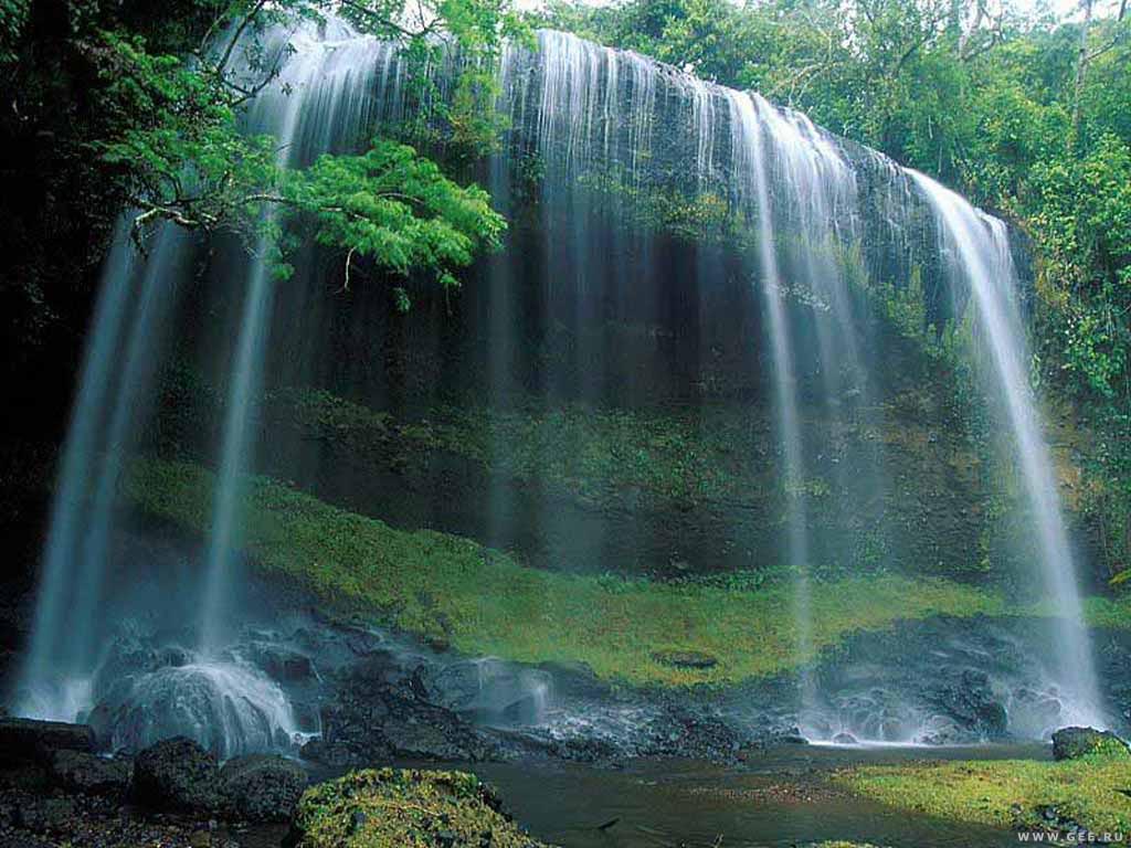 Nature Waterfall Serene Wallpaper Me