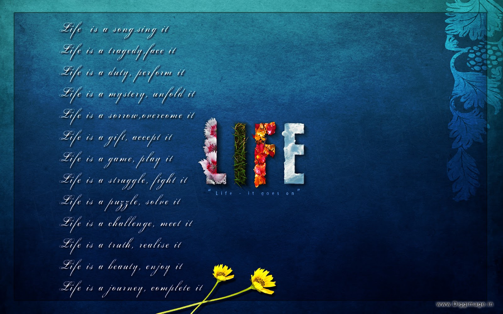 About Life Beautiful Wallpaper Telling What Is Jpg