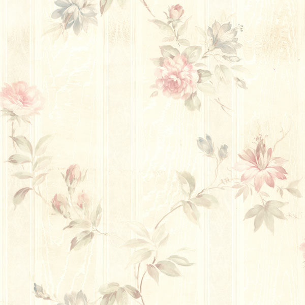 Pastel Floral Texture Ivanna Brewster Wallpaper