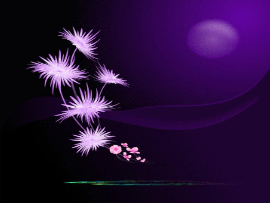 Purple Flower Background