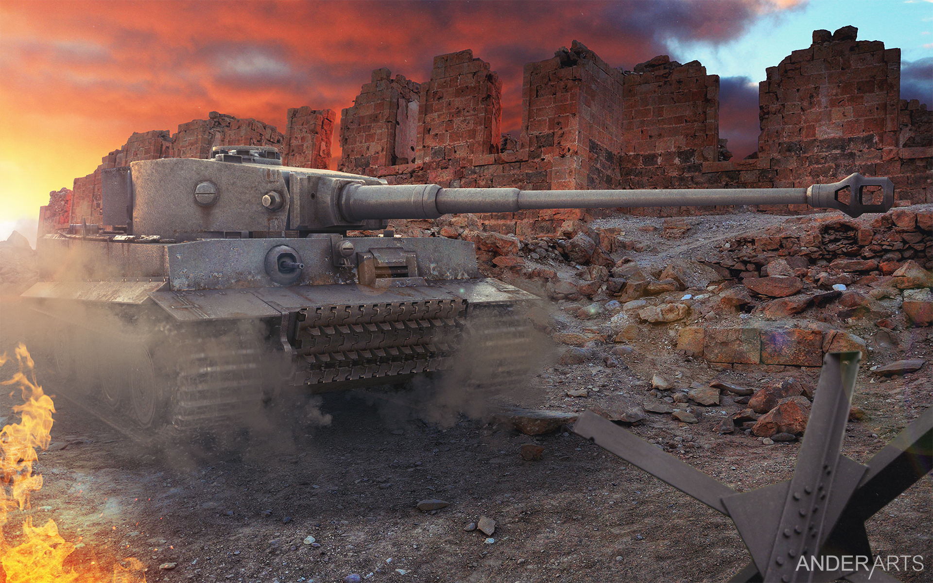 Wallpaper Wot World Of Tanks Tirgu Tiger