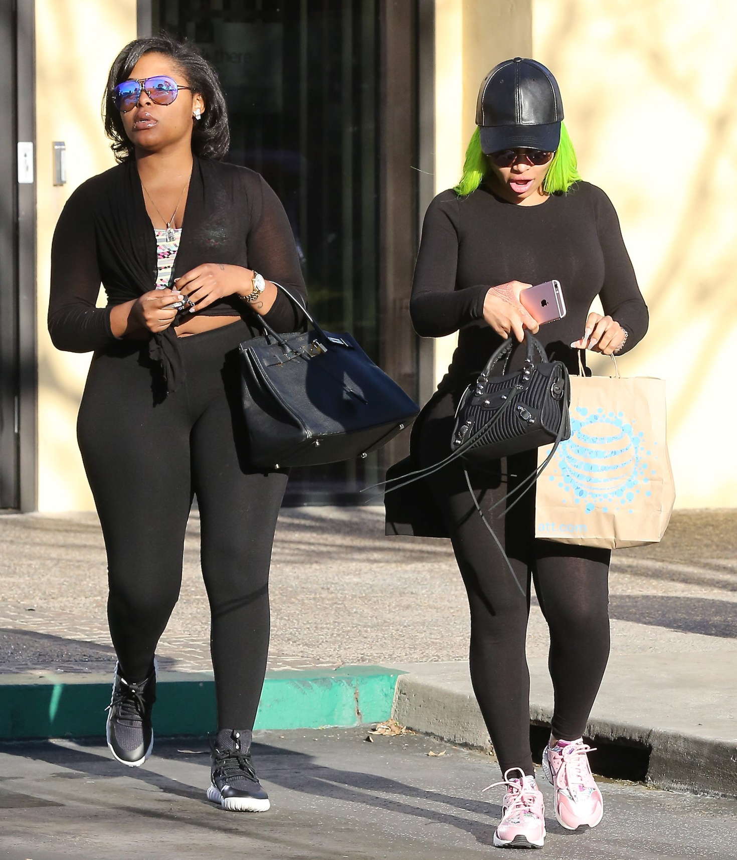 Blac Chyna In Tights Gotceleb