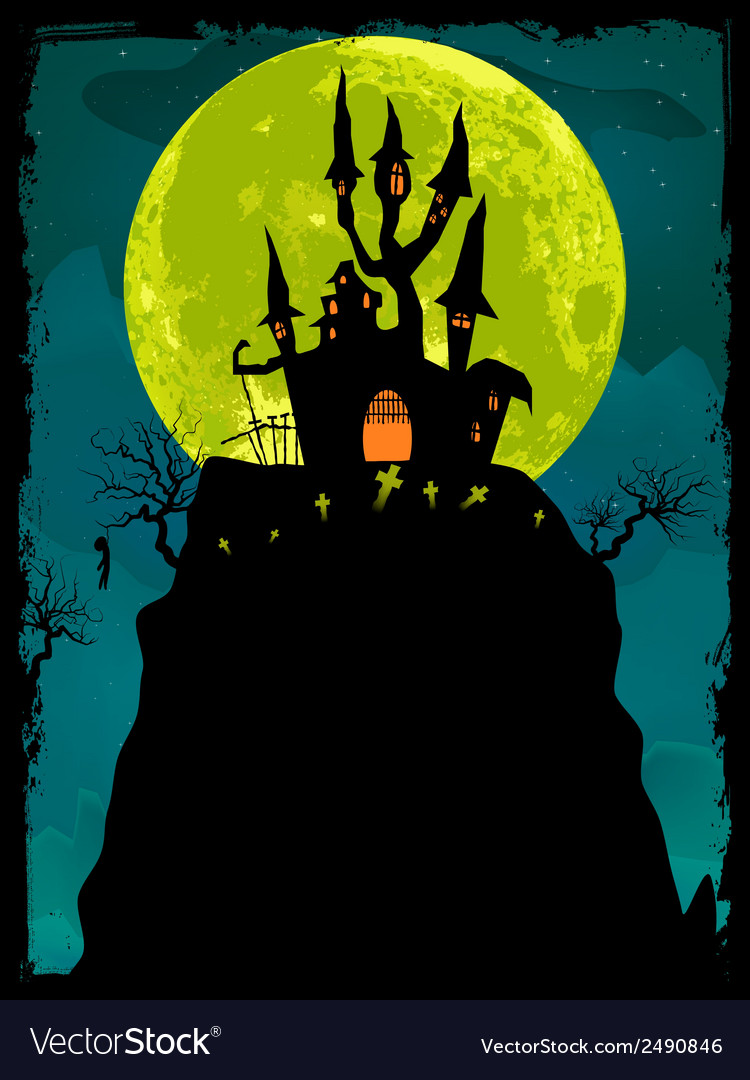Halloween Poster Background Eps Royalty Vector Image