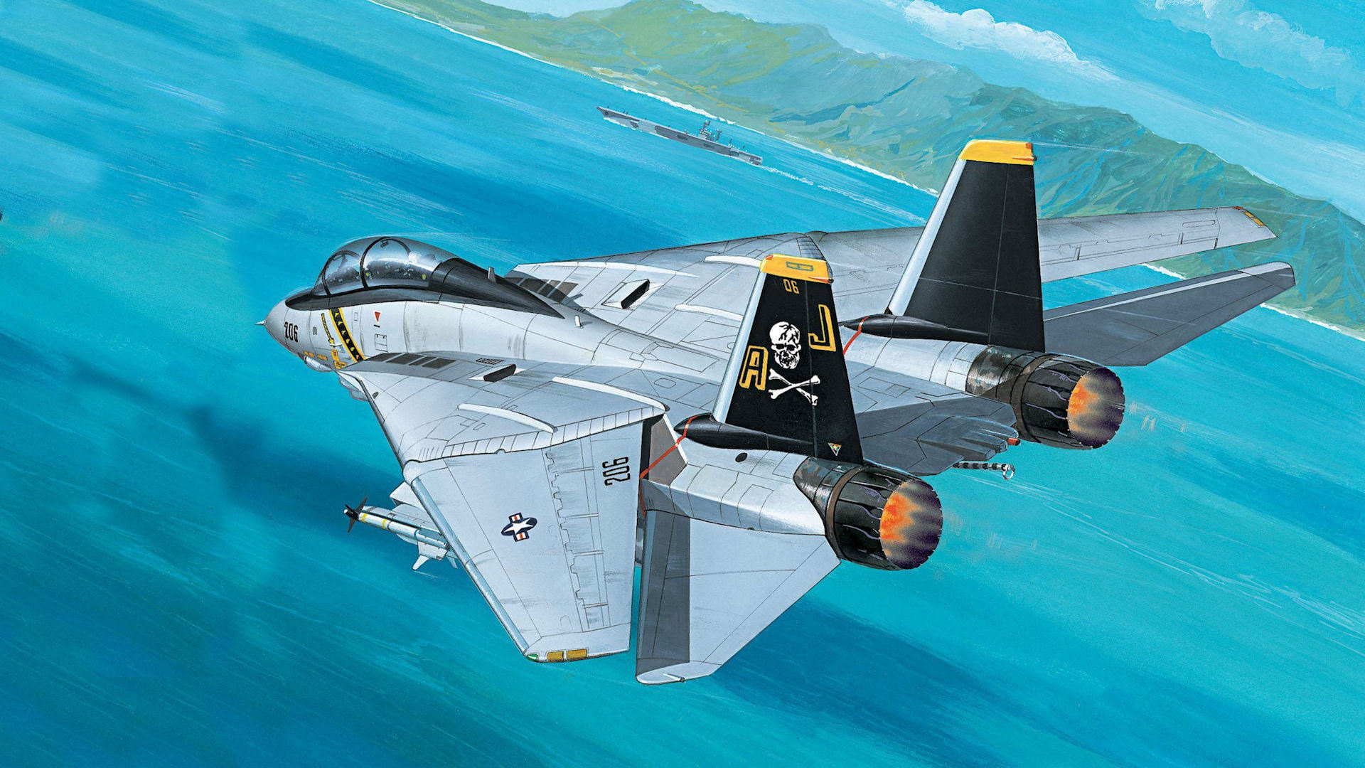 F Art Artistic Paintings Print Military Wings Jet
