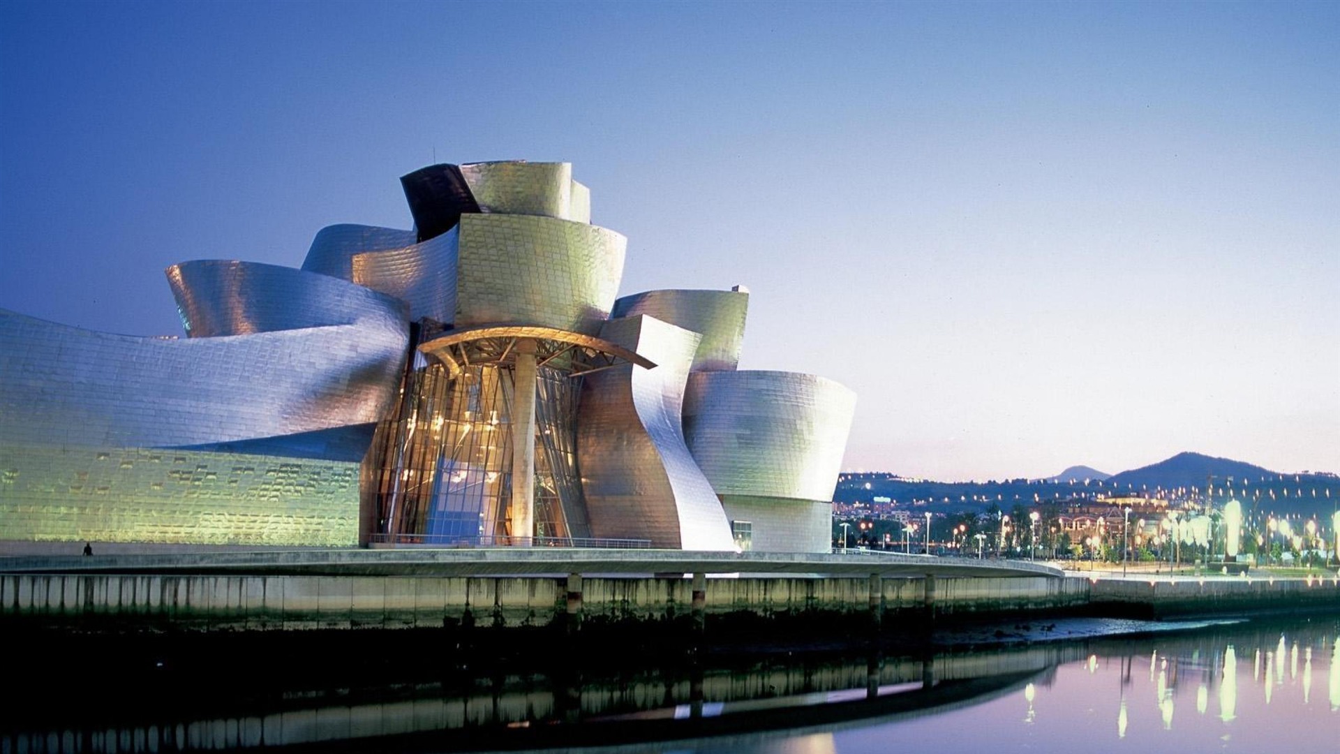Spain Bilbao Guggenheim City Travel Wallpaper HD 1080p