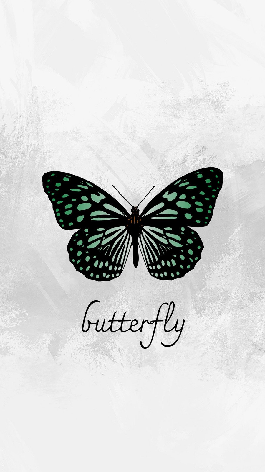 Black And White Butterfly Wallpaper