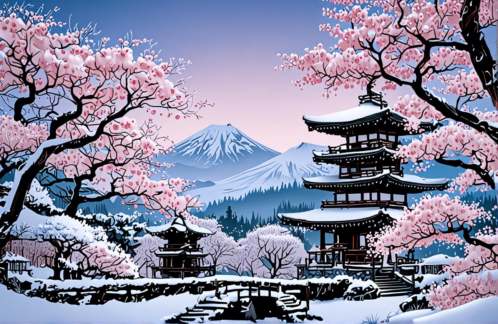 Winter Japan Wallpaper