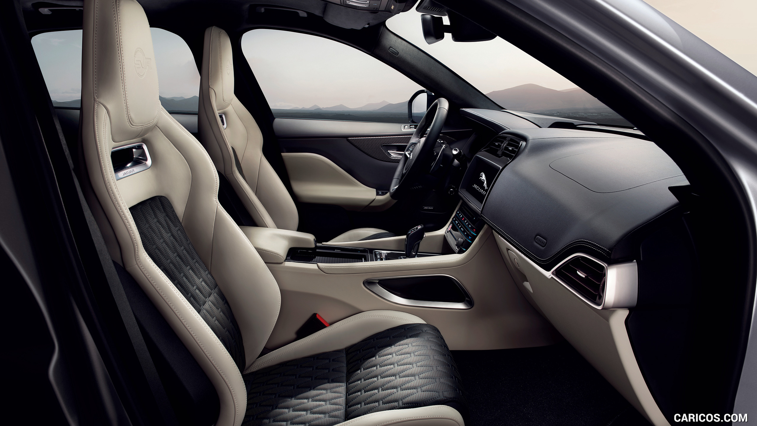 Jaguar F Pace Svr Interior Front Seats HD Wallpaper