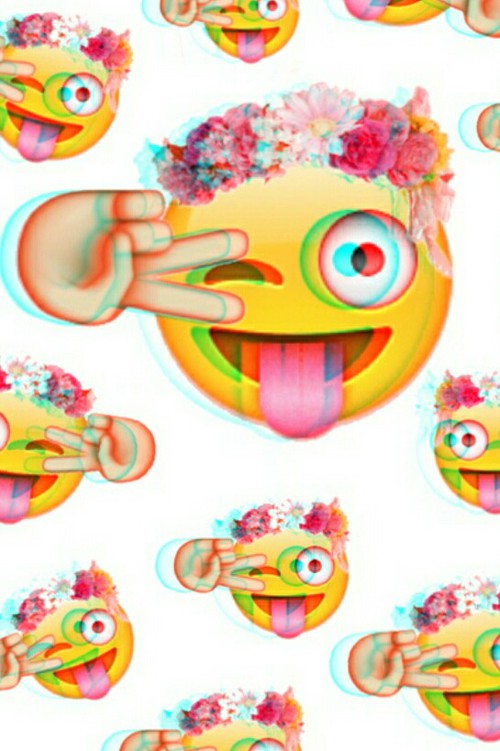 Of Fondo 3d Cool Overlays Emojis Peace Flores We Heart It