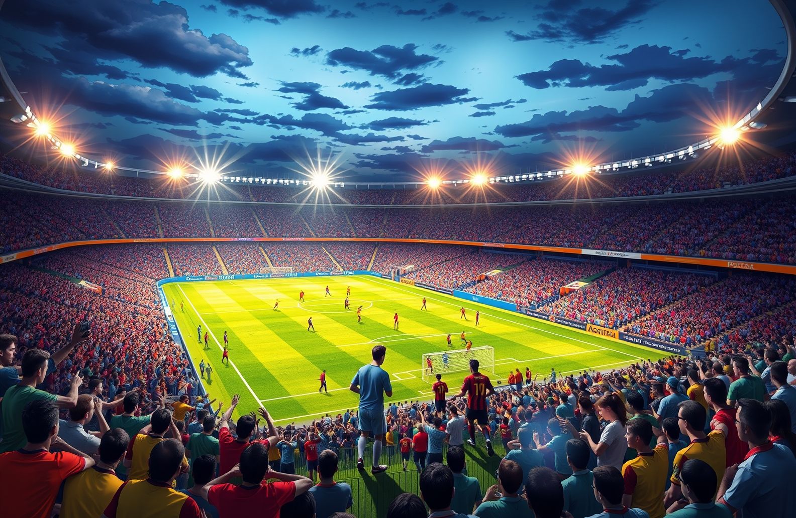 HD Soccer Stadium Wallpaper