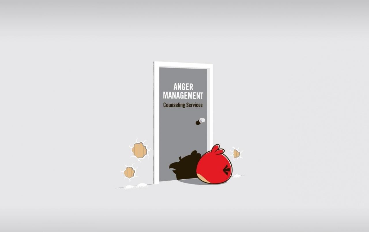 Angry Birds Anger Management Wallpaper
