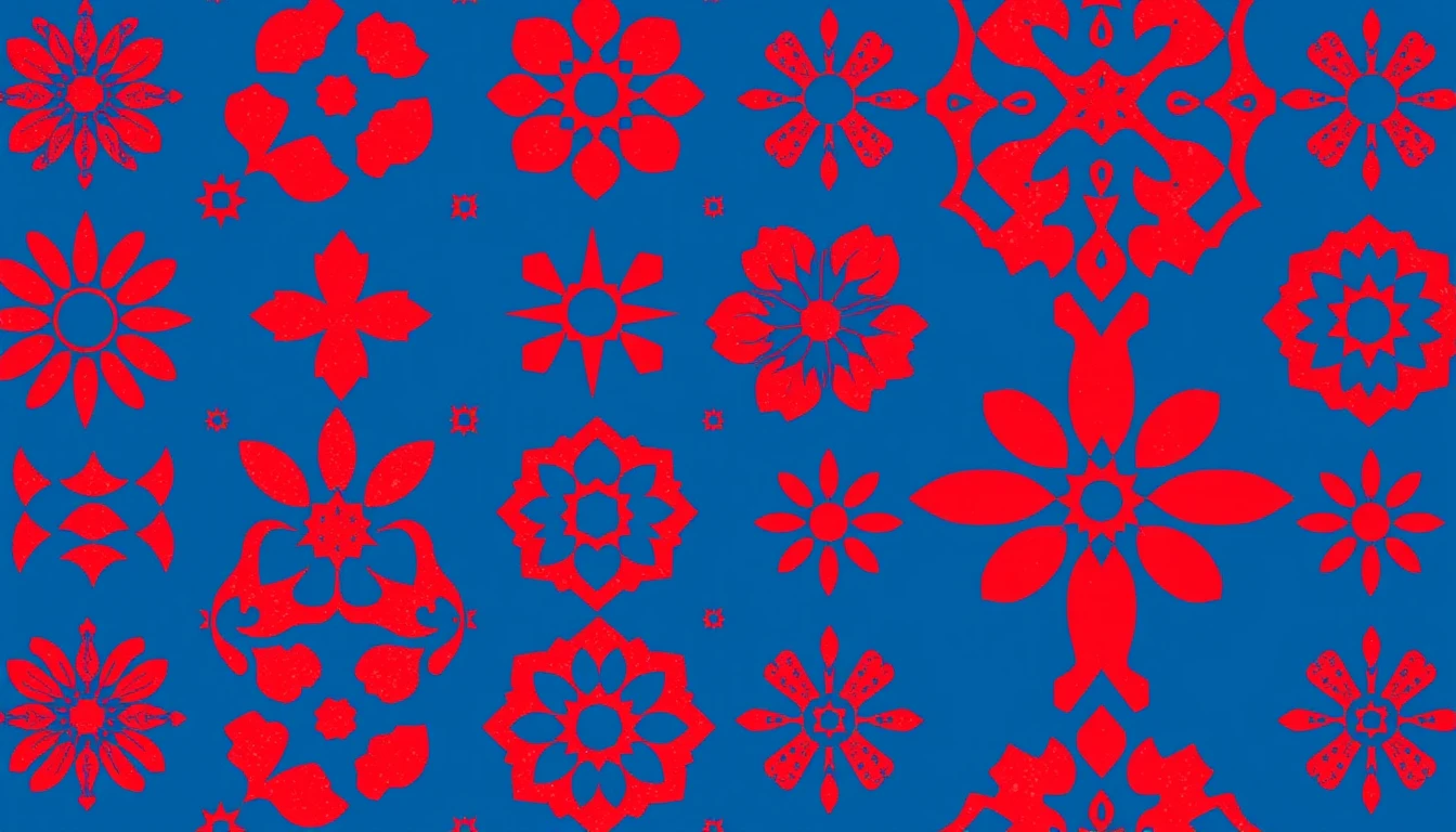 Red And Blue Wallpaper