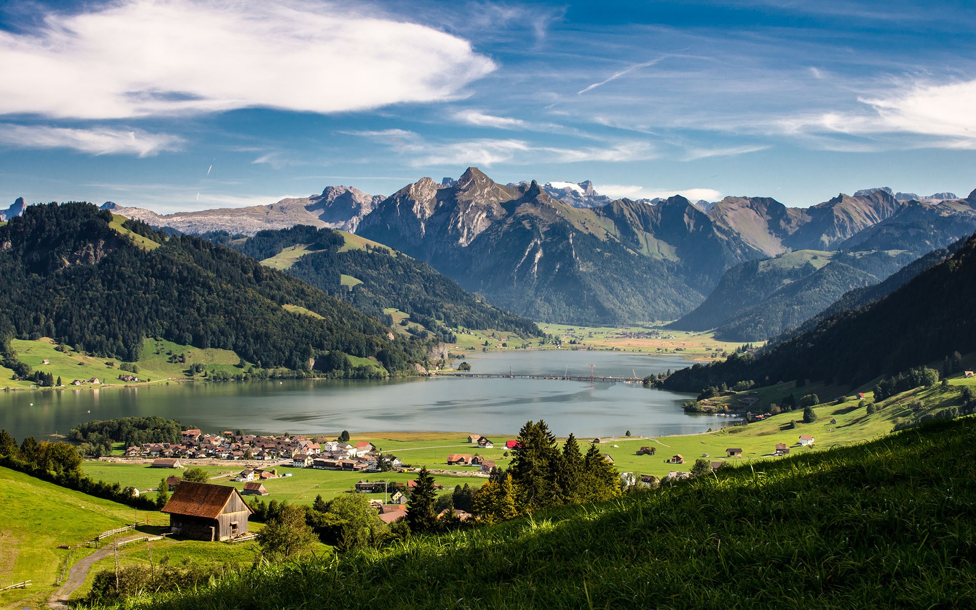 Einsiedeln European Landscape Wallpaper