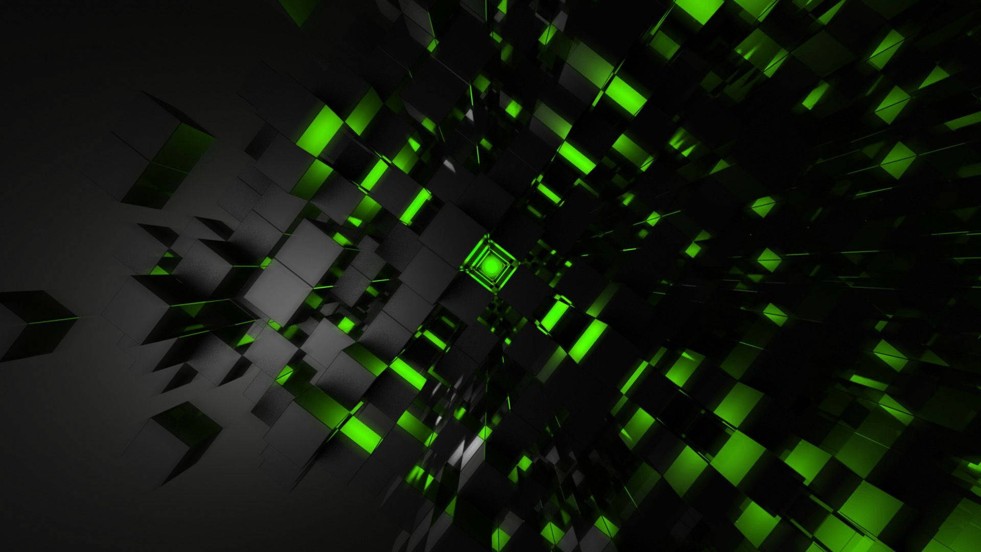 Green Abstract Wallpaper