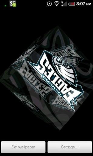 This Is The Philadelphia Eagles Live Wallpaper Pro Version Which Has A