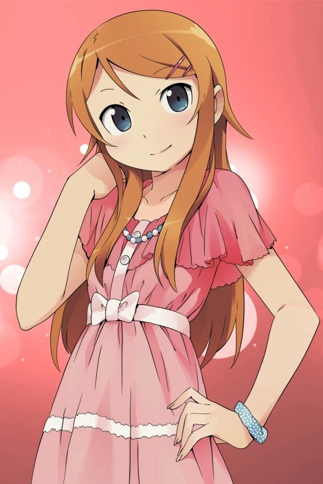 Oreimo Anime Girl iPhone 4 Wallpaper and iPhone 4S Wallpaper
