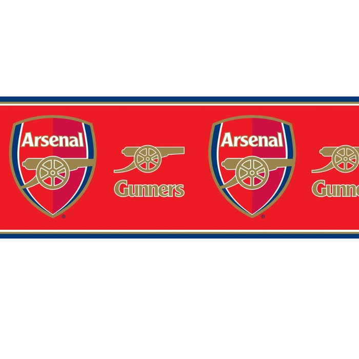 Arsenal wallpaper border for every fans bedroom at Childrens Rooms 700x700