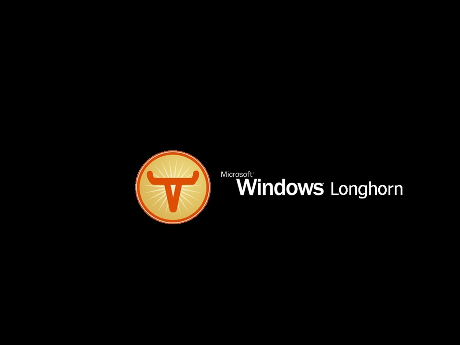 Microsoft Windows Longhorn Logo Wallpaper