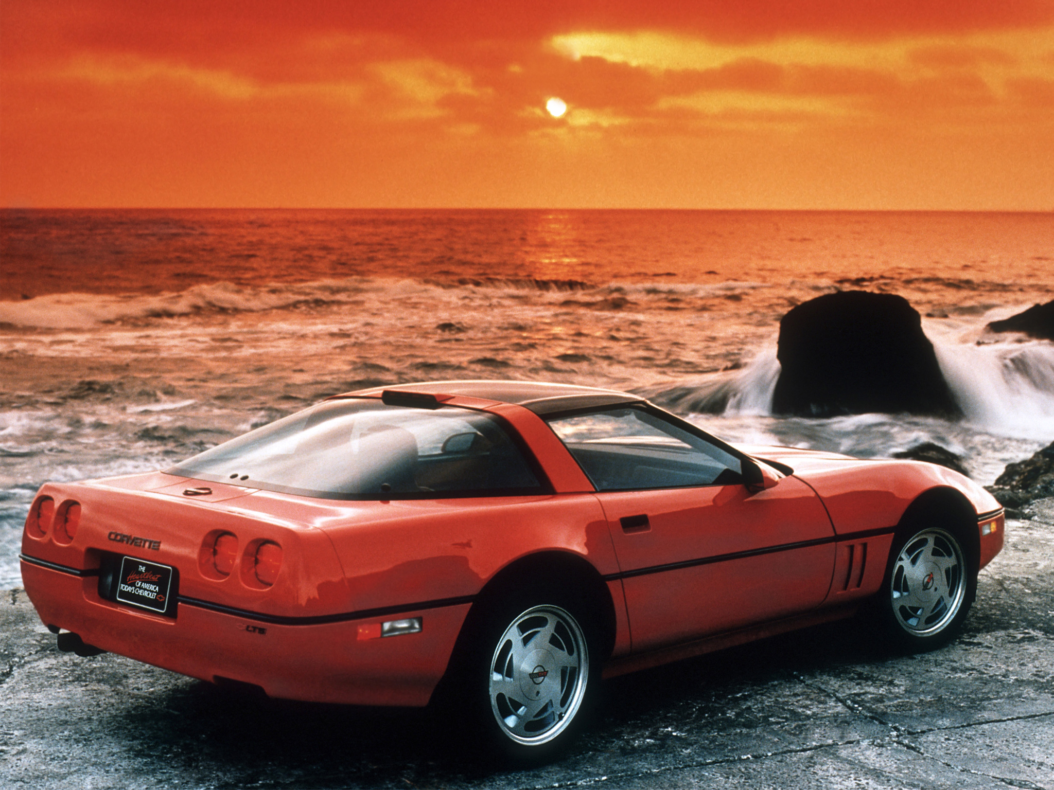 C4 Corvette Wallpaper Iconic Began Years