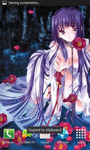 View bigger   Anime Flowers Live Wallpaper for Android screenshot 307x512