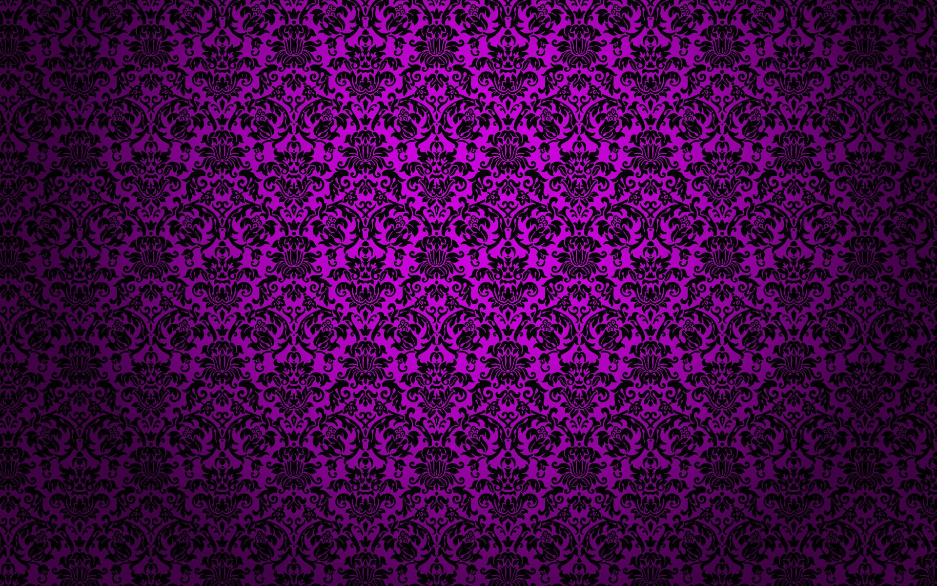 Violet Patterns Wallpaper Simple