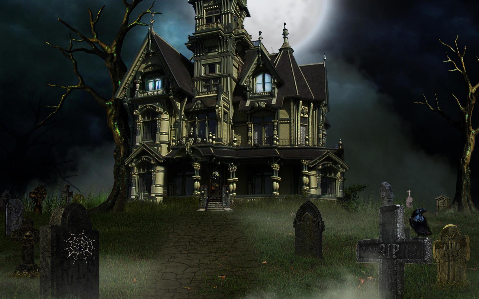Similiar Scary House Toon Background Keywords