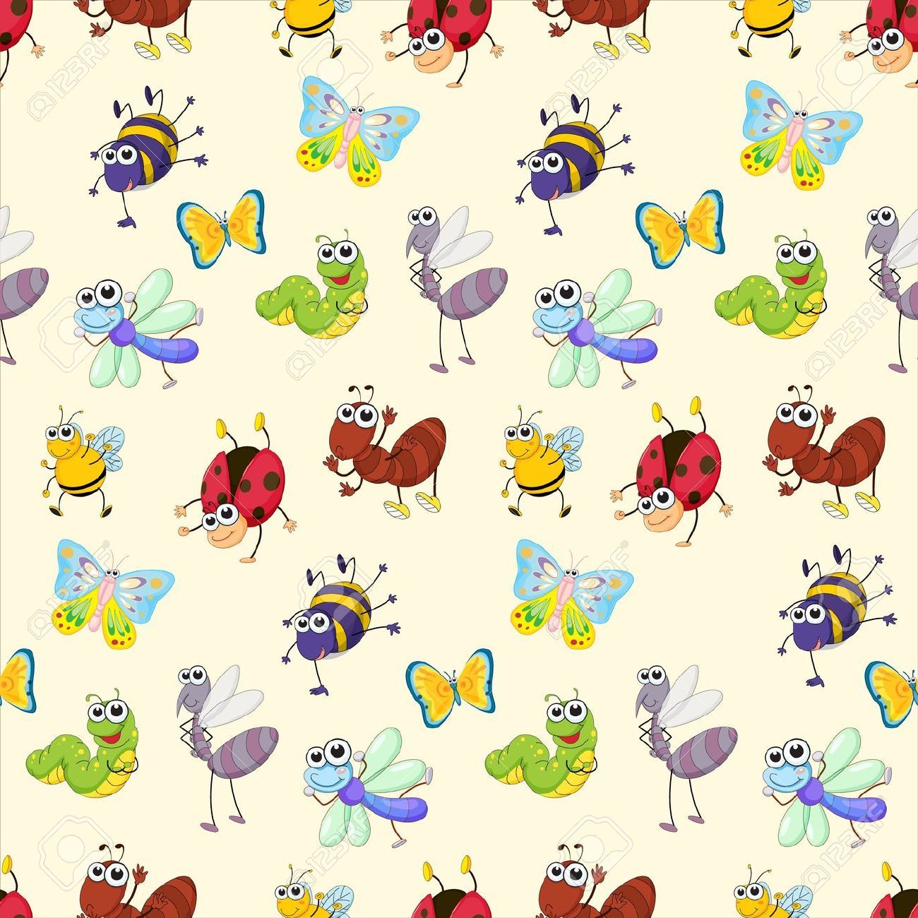 Cute Bug Wallpaper Top Background