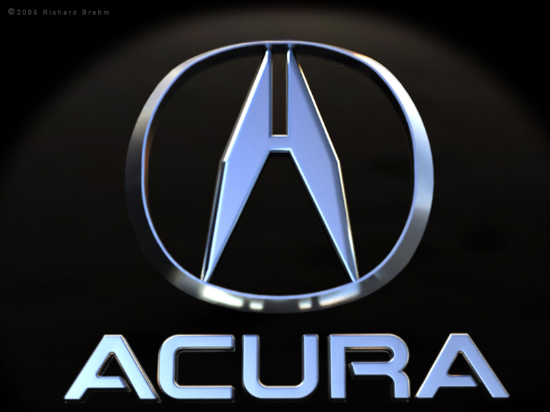 Acura Emblem Modeled And Rendered In Turbocad Professional With HDri