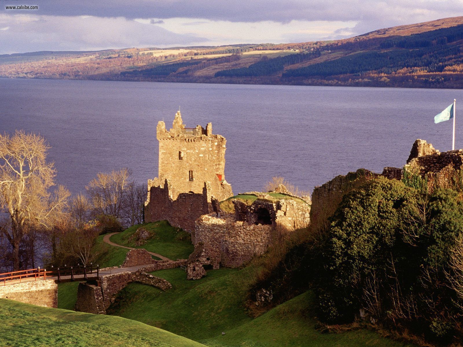Loch Ness In Scotland Along The A82 Road Between Fort William And
