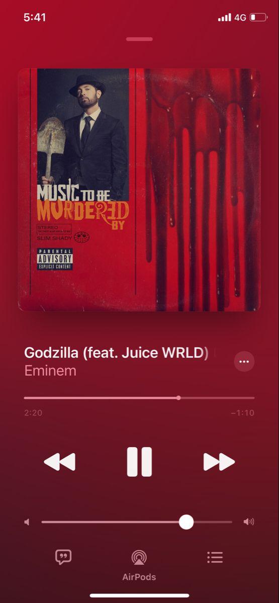 Godzilla Eminem Music recommendations Never love again