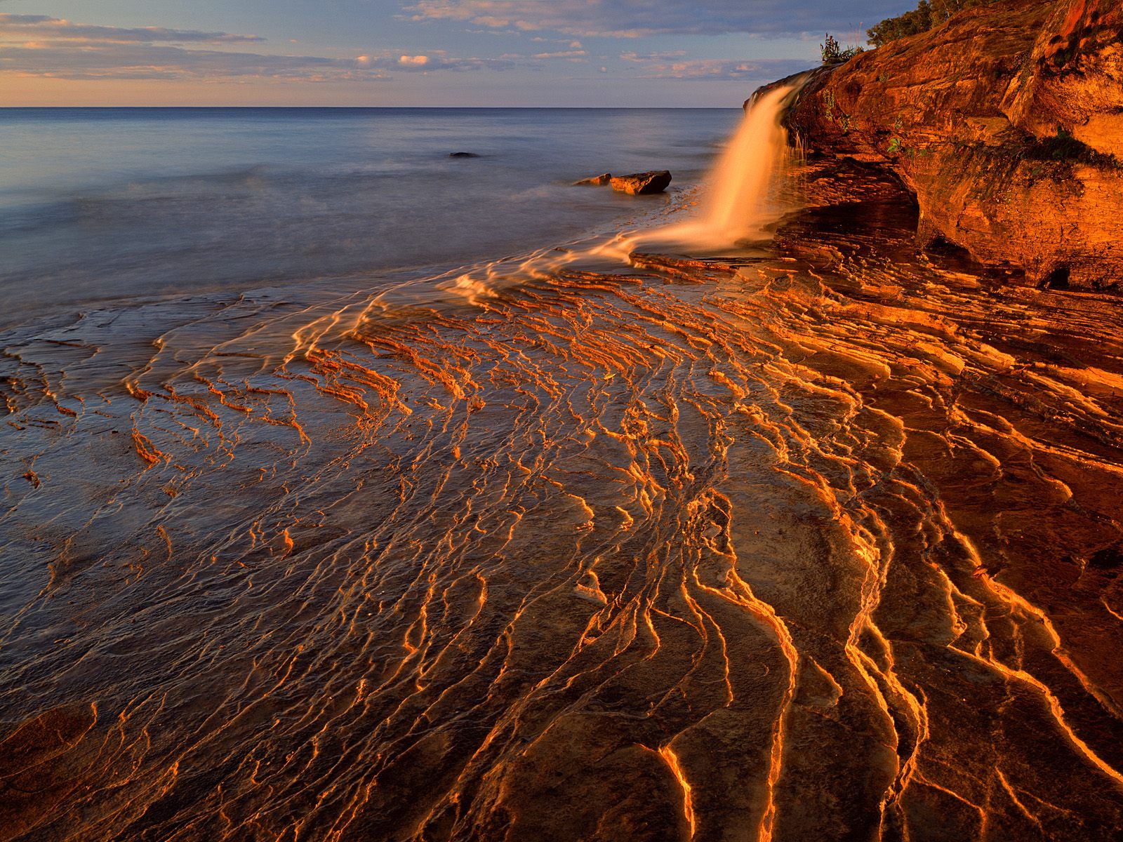 Lake Superior Pictured Rocks National Lakeshore Michigan Nature